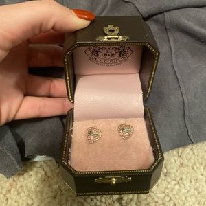 Juicy Couture heart earrings